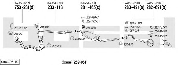 Exhaust System 090.398.40
