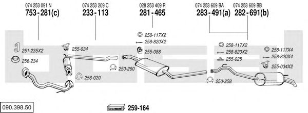 Exhaust System 090.398.50