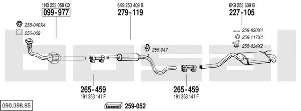 Exhaust System 090.398.85