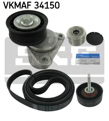 V-Ribbed Belt Set VKMAF 34150