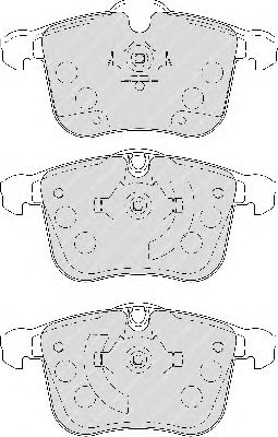 Комплект тормозных колодок, дисковый тормоз FSL1833