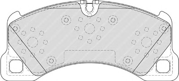 Brake Pad Set, disc brake FDB4064