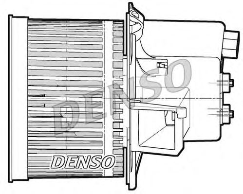 Вентилятор, конденсатор кондиционера DEA09061