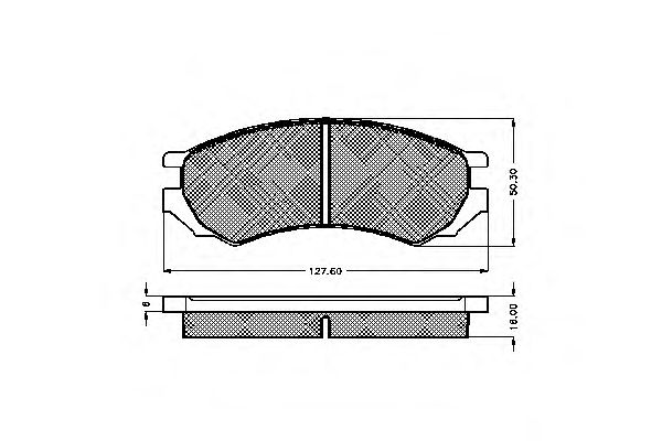 Комплект тормозных колодок, дисковый тормоз 30952
