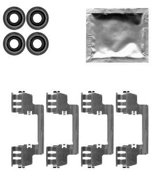 Accessory Kit, disc brake pads MBA1784