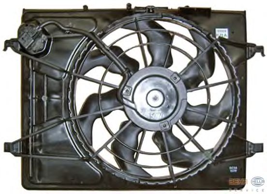 Fan, motor sogutmasi 8EW 351 043-361