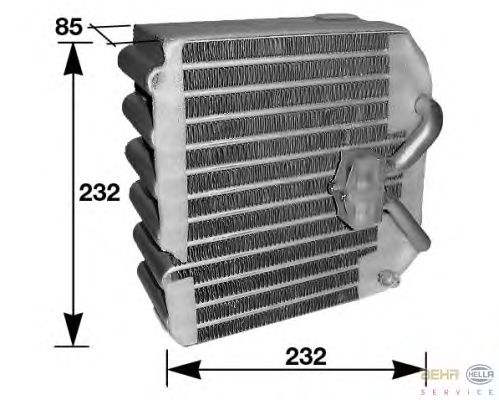 Evaporador, aire acondicionado 8FV 351 210-361