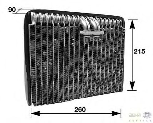 Evaporateur climatisation 8FV 351 210-591