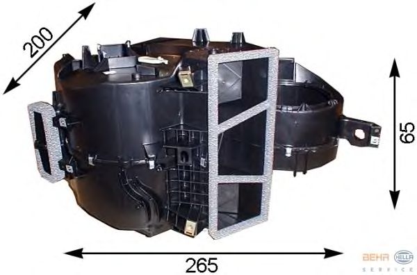 Evaporador, ar condicionado 8FV 351 211-151