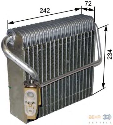 Evaporador, ar condicionado 8FV 351 330-531