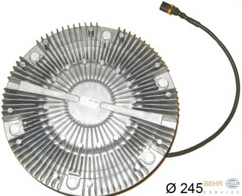 Embraiagem, ventilador do radiador 8MV 376 757-661