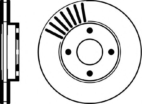 Тормозной диск 8DD 355 103-361