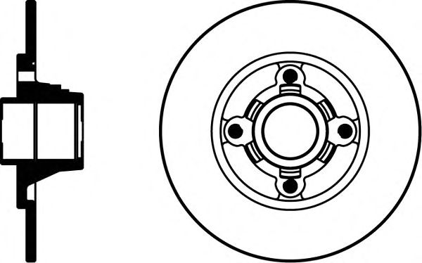 Тормозной диск 8DD 355 104-021