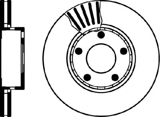 Тормозной диск 8DD 355 103-831