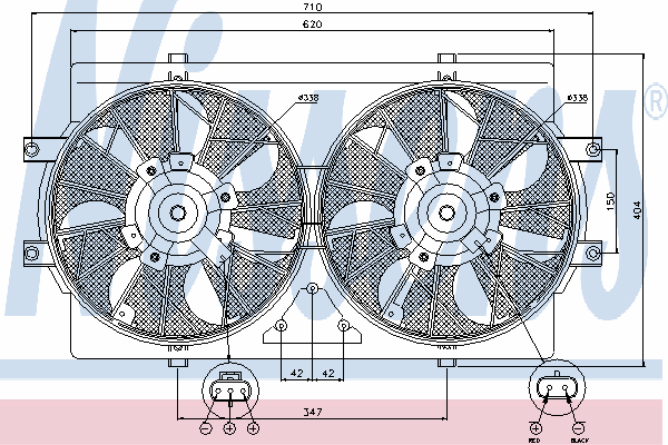 Fan, radiator 85388