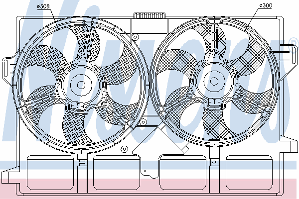 Ventilador, refrigeração do motor 85440