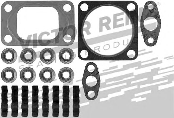 Kit de montagem, turbocompressor 04-10076-01