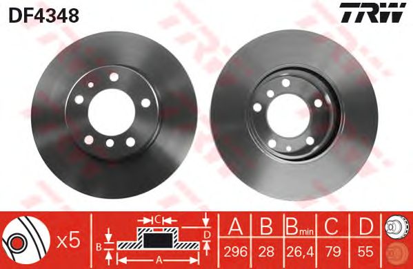 Brake Disc DF4348