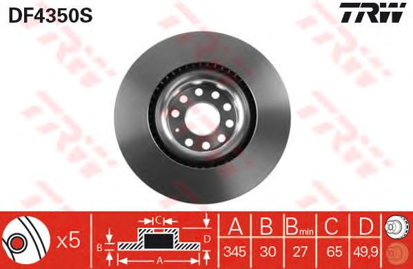 Brake Disc DF4350S