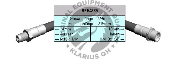 Ελαστικός σωλήνας φρένων BFH4889