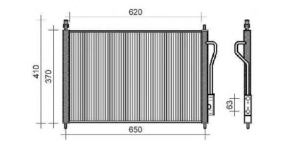 Condensator, airconditioning QCN239