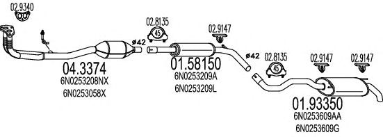 Exhaust System C380415001601