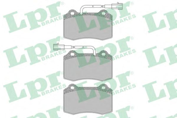 Brake Pad Set, disc brake 05P1665