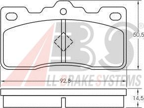 Brake Pad Set, disc brake 36184