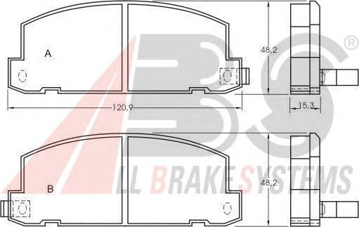 Brake Pad Set, disc brake 36663