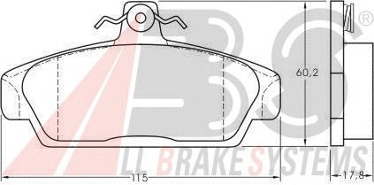 Brake Pad Set, disc brake 36748