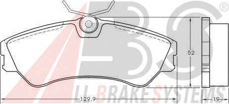 Brake Pad Set, disc brake 36752