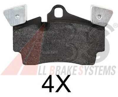 Brake Pad Set, disc brake 37792 OE