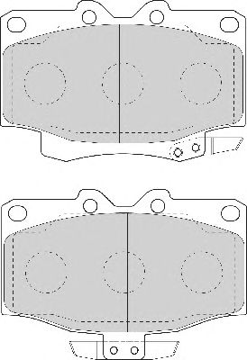Brake Pad Set, disc brake FD7017A