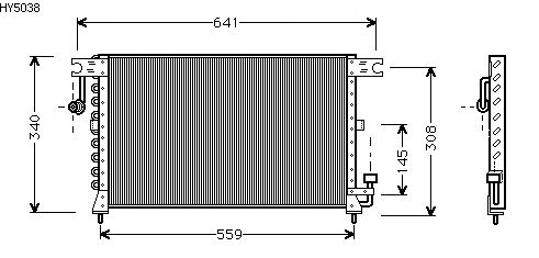 Kondensator, Klimaanlage HY5038