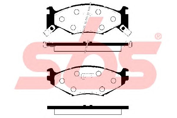 Brake Pad Set, disc brake 1501229307