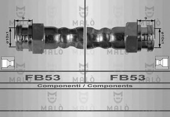 Tubo flexible de frenos 8991