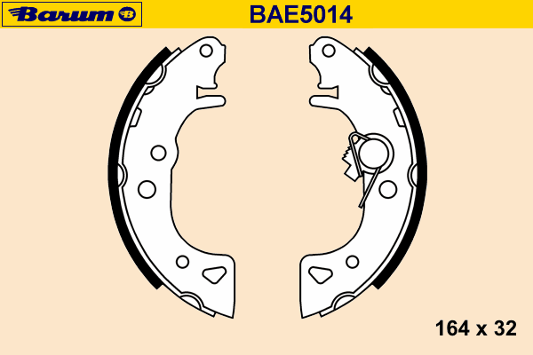 Bremsebakkesæt BAE5014