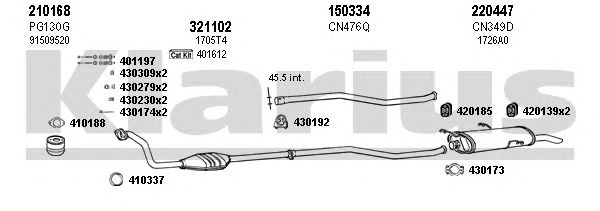 Exhaust System 180579E
