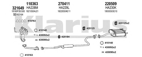 Exhaust System 420155E