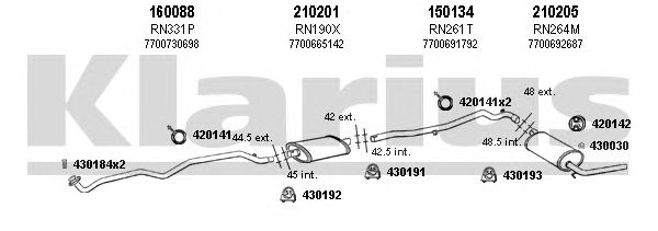 Exhaust System 720545E