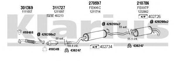 Exhaust System 361612E
