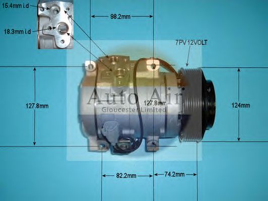 Compressor, ar condicionado 14-4445P