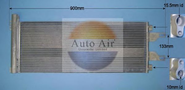 Condensator, airconditioning 16-9796