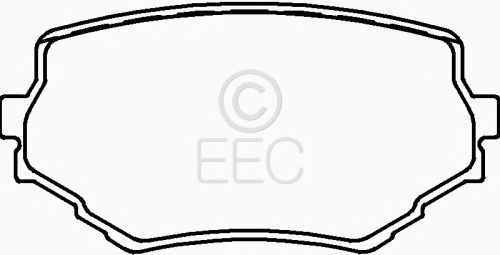 Комплект тормозных колодок, дисковый тормоз BRP0903
