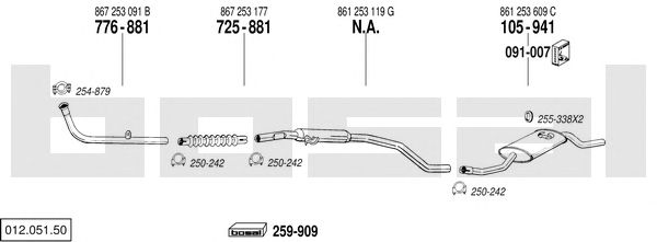 Exhaust System 012.051.50