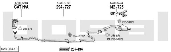Exhaust System 028.054.10