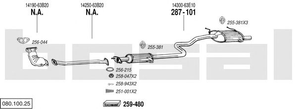 Exhaust System 080.100.25