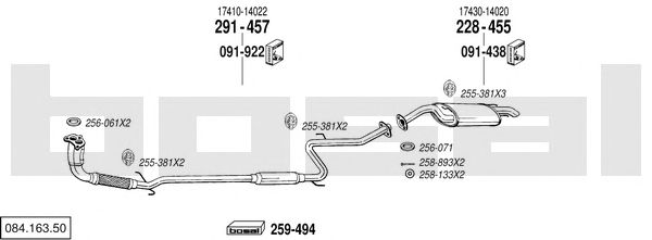 Exhaust System 084.163.50