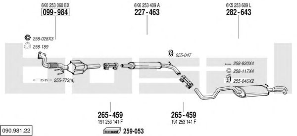 Exhaust System 090.981.22