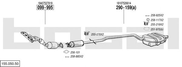 Exhaust System 155.050.50